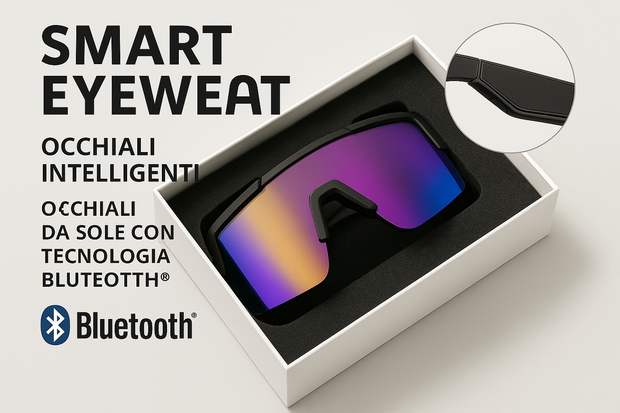 🕶️ Occhiali Smart Bluetooth con Altoparlanti Integrati