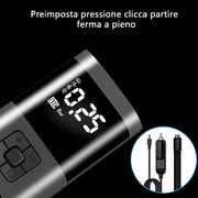 Mini Compressore d’Aria Portatile – Gonfiaggio Rapido e Digitale per Auto, Moto, Bici e Palloni