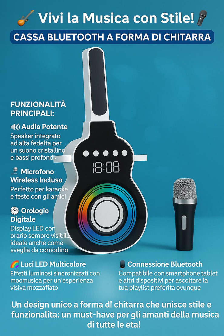 Cassa Bluetooth Karaoke JT-08