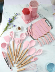 Set Utensili da Cucina Completo con Coltelli e Accessori