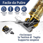 BarberLux rasoio elettrico con batteria a lunga durata