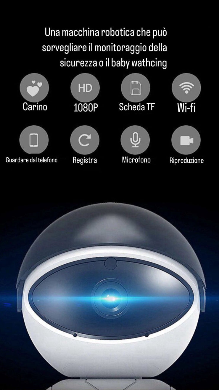 Robot Camera WiFi – Telecamera IP Wireless per la Sicurezza Domestica