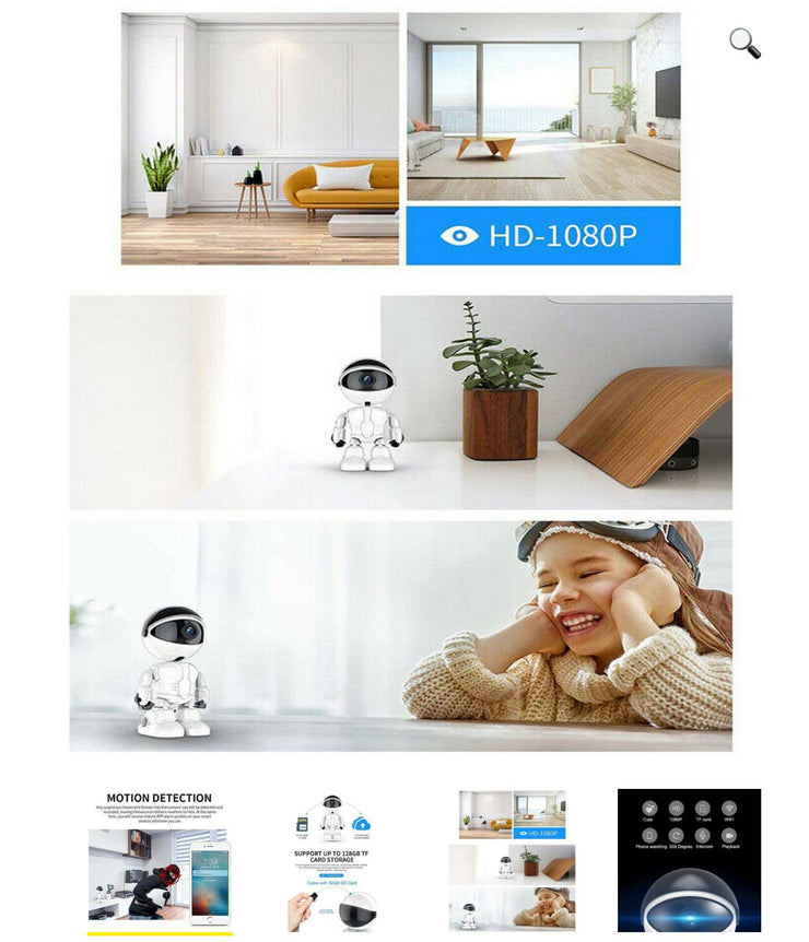 Robot Camera WiFi – Telecamera IP Wireless per la Sicurezza Domestica