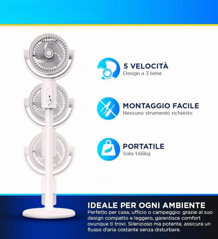 Ventilazione su Misura: Altezza Regolabile per Ogni Esigenza